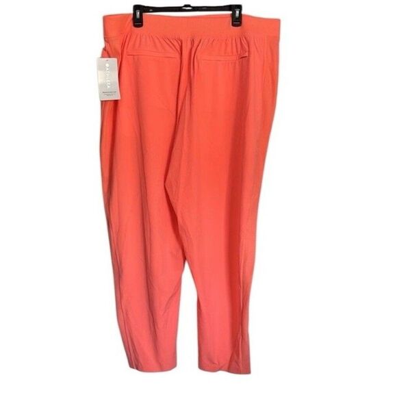 Athleta Brooklyn Ankle Pant-Sunset Glow-Plus Size 20 -NWT HIKING - Picture 3 of 8